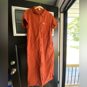 Lucy and Yak Original Cotton Ragan Boilersuit - Clay, US14/UK18